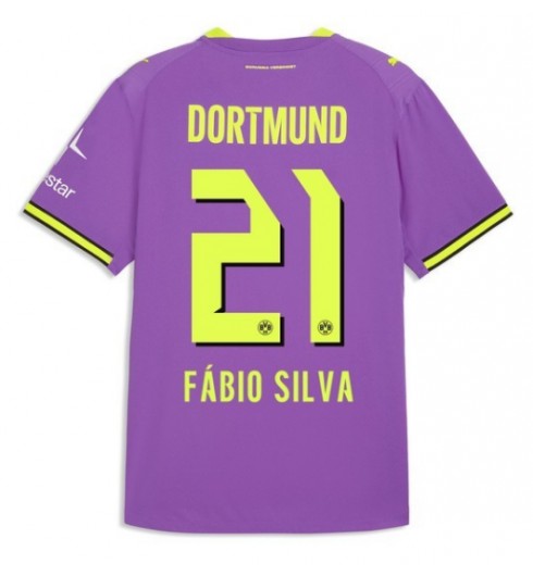 Borussia Dortmund Fabio Silva #21 Kolmaspaita 2026-27 Lyhythihainen Borussia Dortmund Fabio Silva #21 Kolmaspaita 2026-27 Lyhythihainen